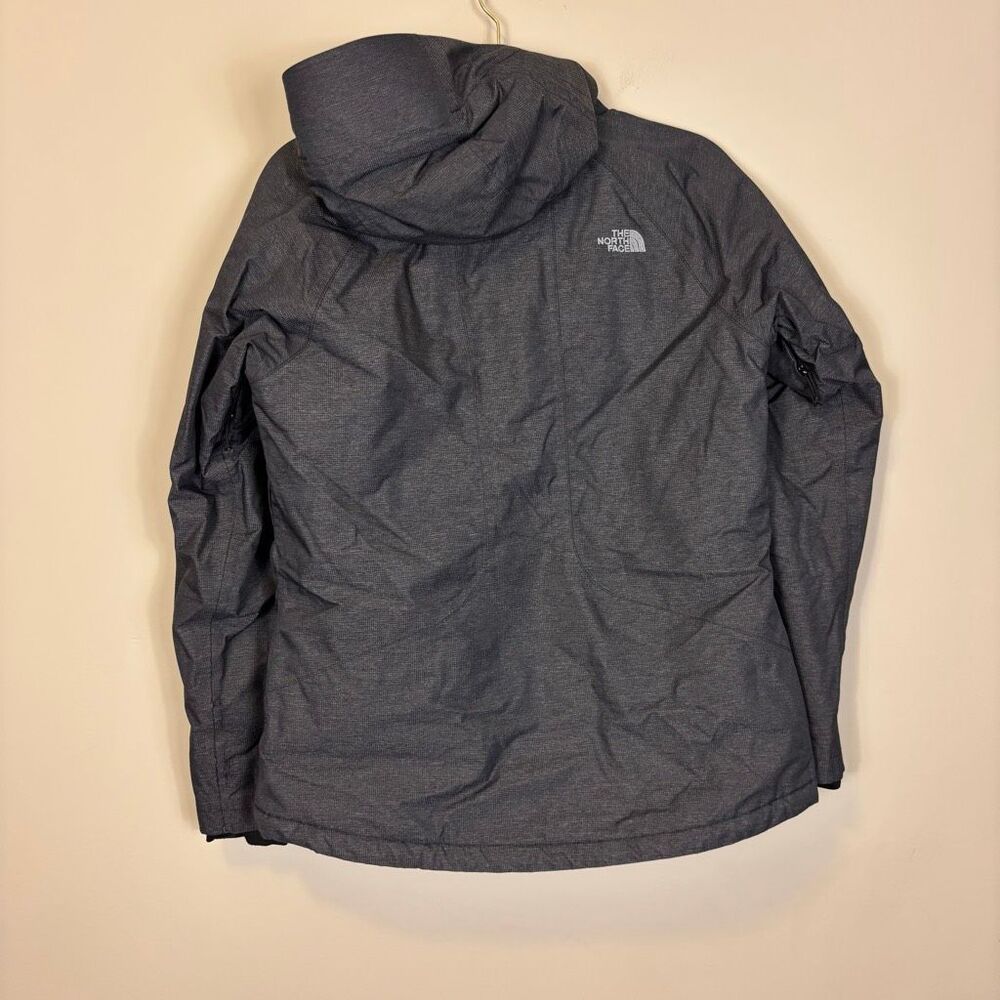The North Face Grey Women's Fleece Lined Winter Jacket Medium - Picture 2 of 10